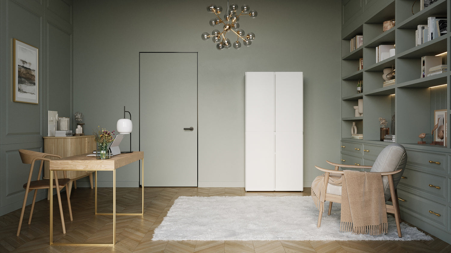 Everest Tall Storage Cabinet