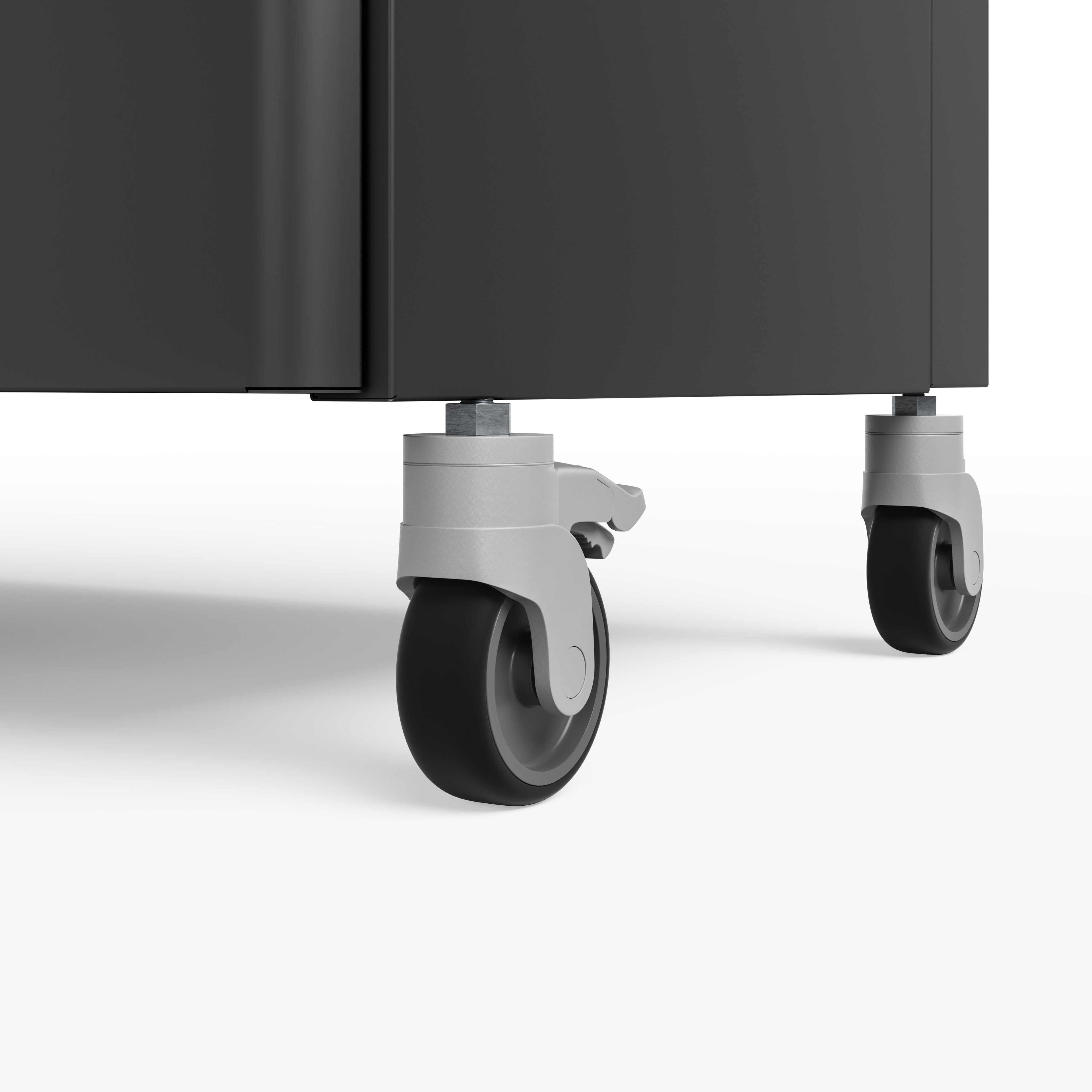 Everest Base Storage Cabinet + 3 in. Swivel Caster Set