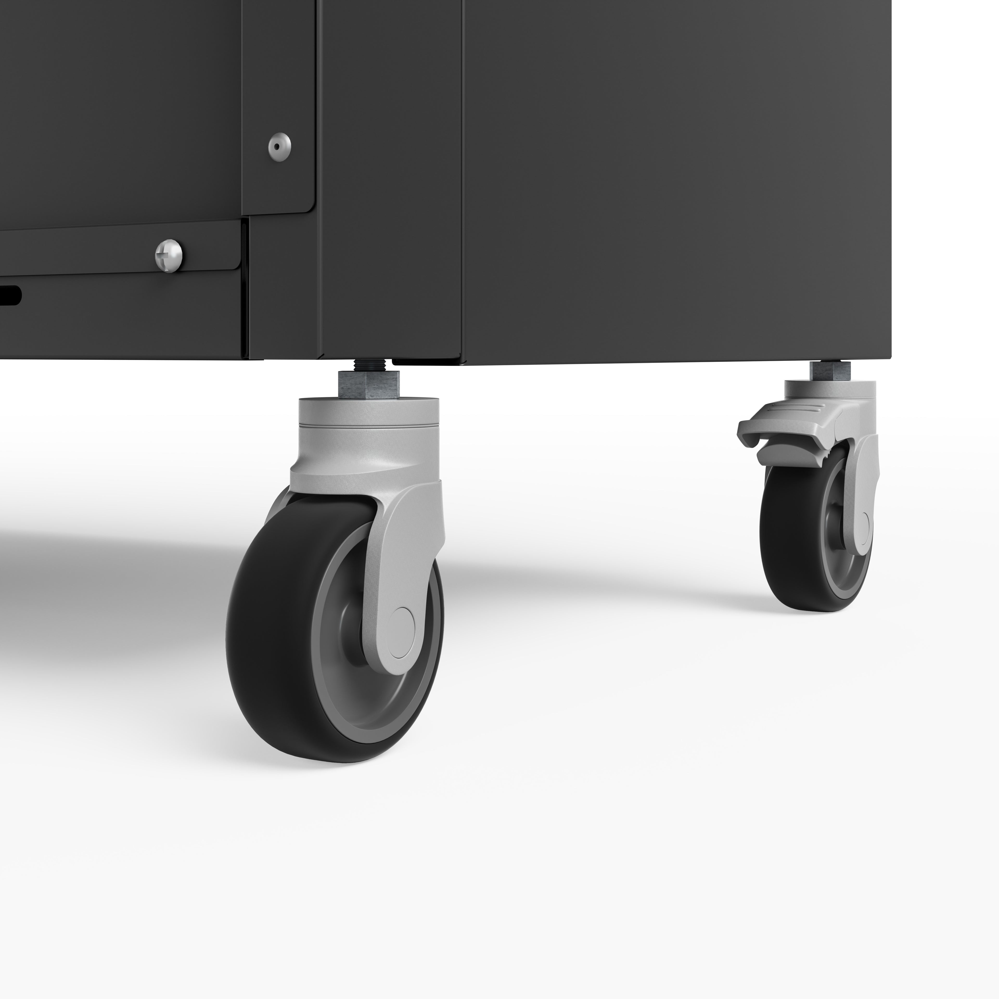 Everest Base Storage Cabinet + 3 in. Swivel Caster Set