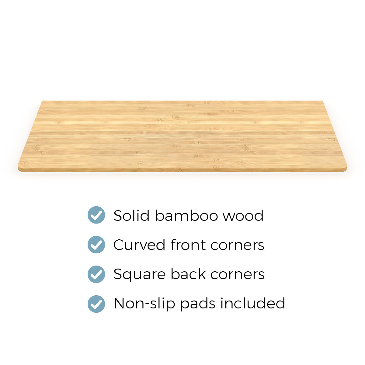 Bamboo Wood Top for Wall Storage Cabinet