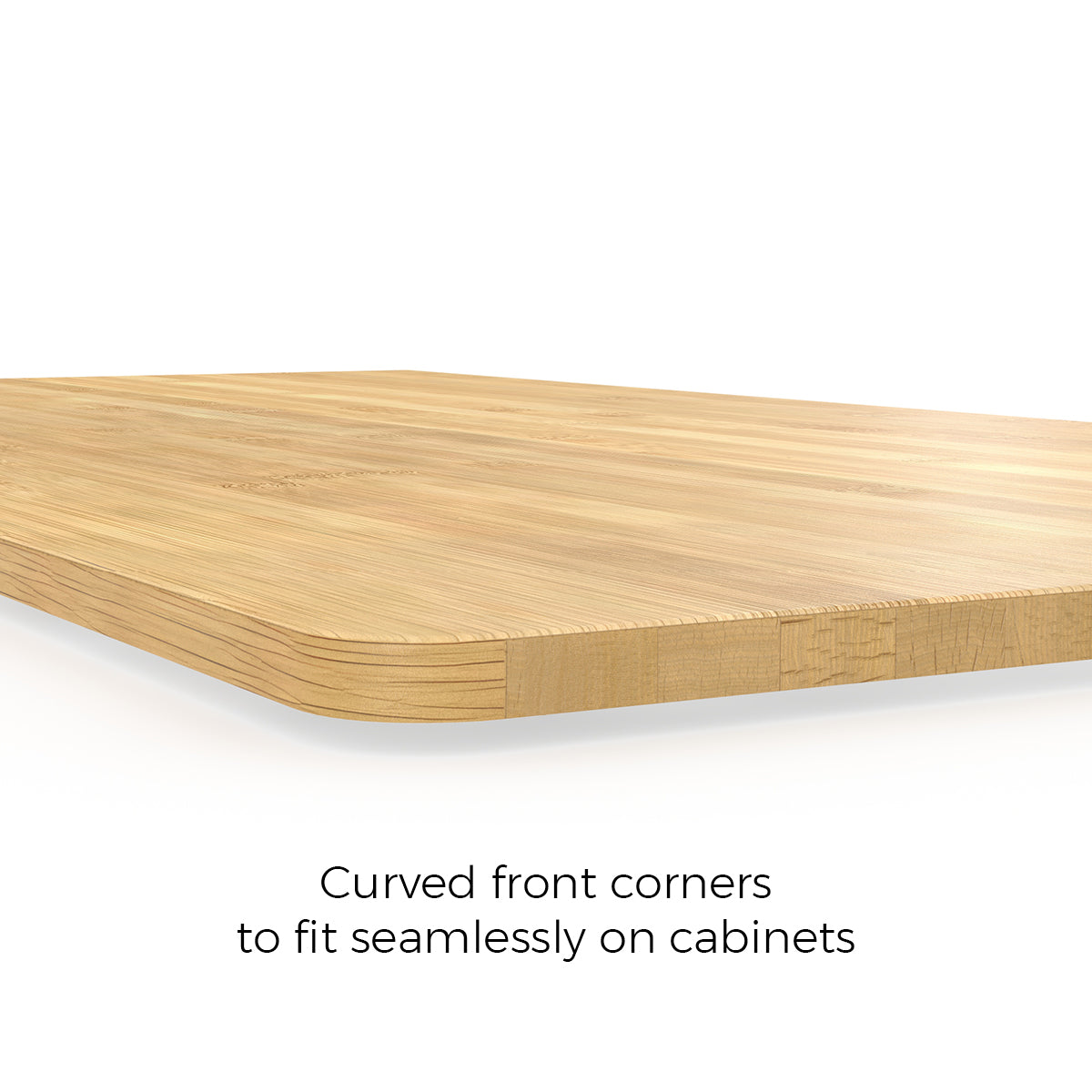 Bamboo Wood Top for Wall Storage Cabinet