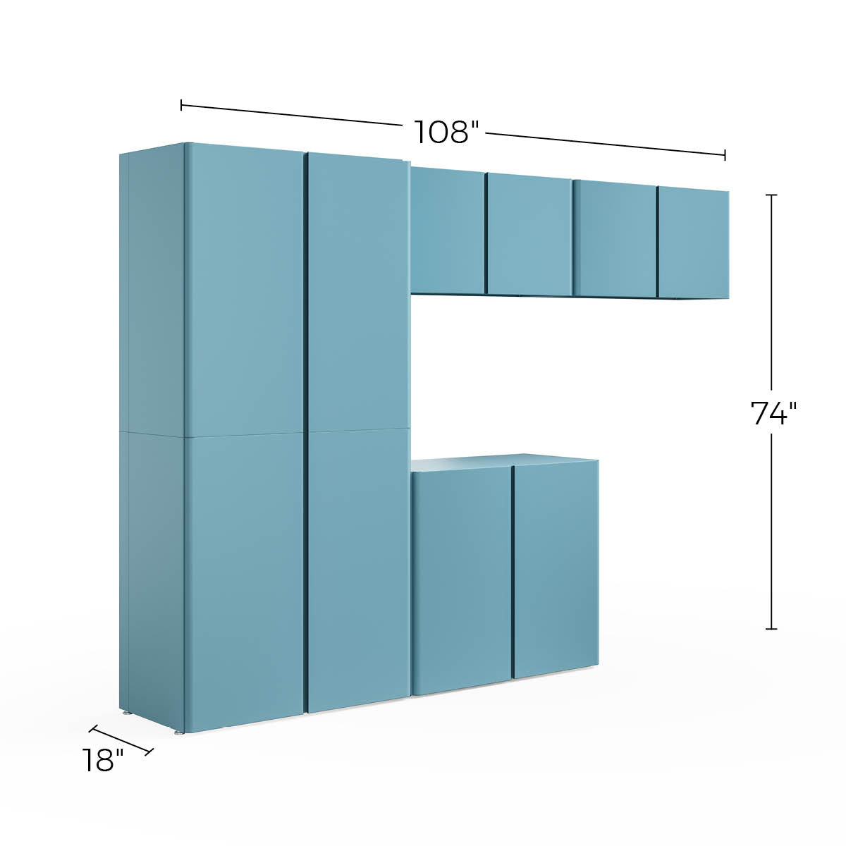 Storage Cabinets - 4 PC Set