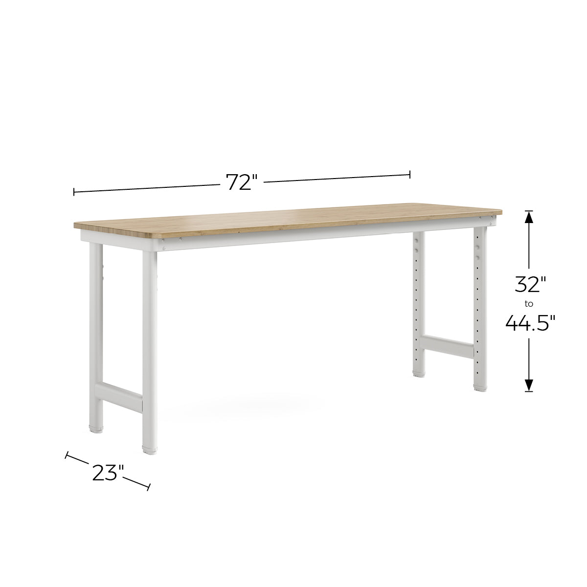Everest 72 in. Wide Work Table