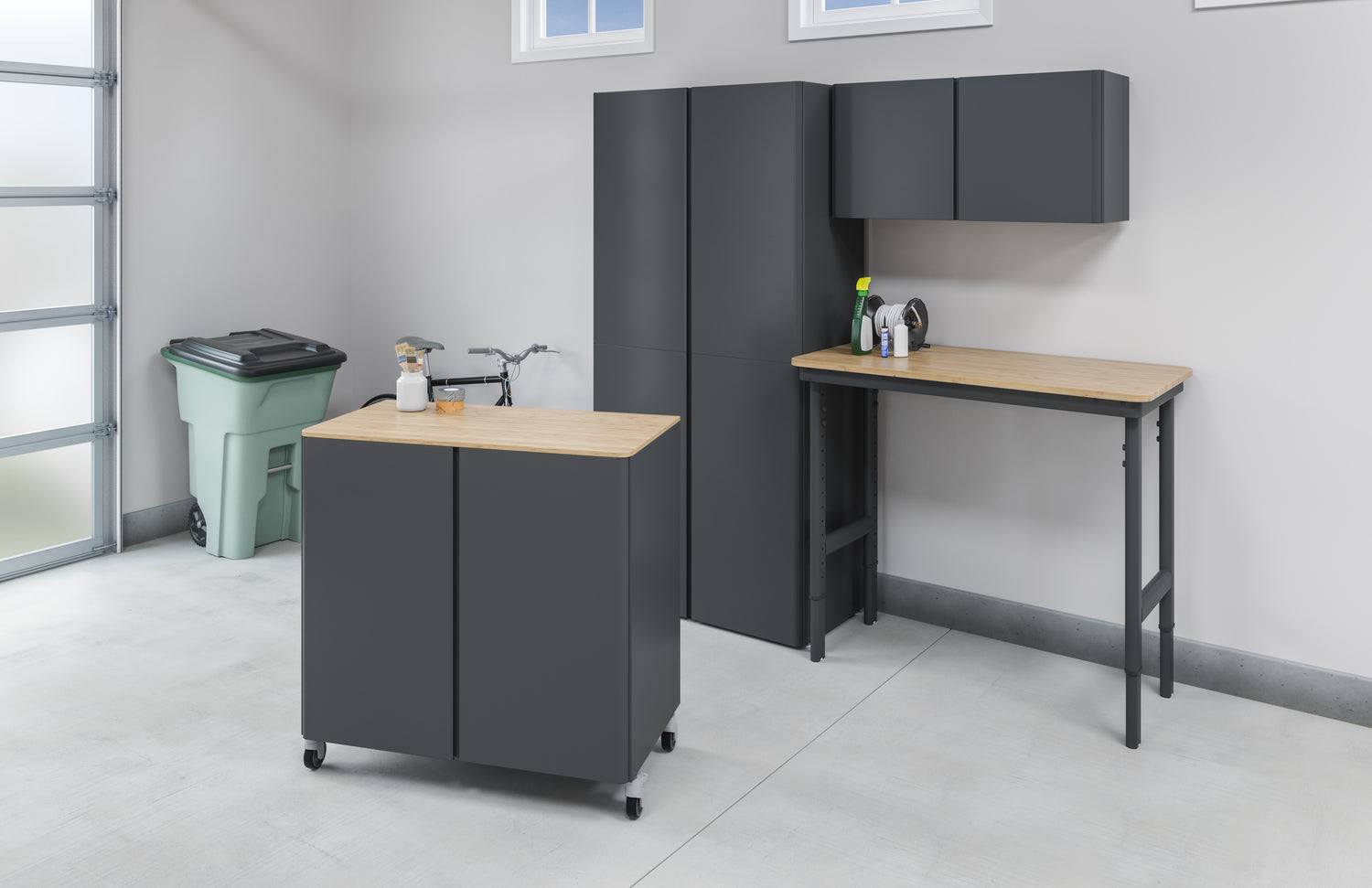 Bamboo Wood Top for Base Storage Cabinet