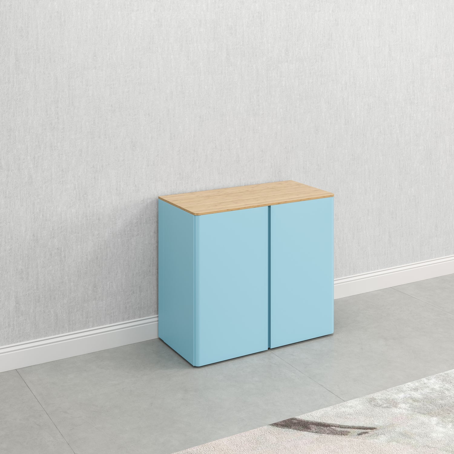 Bamboo Wood Top for Base Storage Cabinet