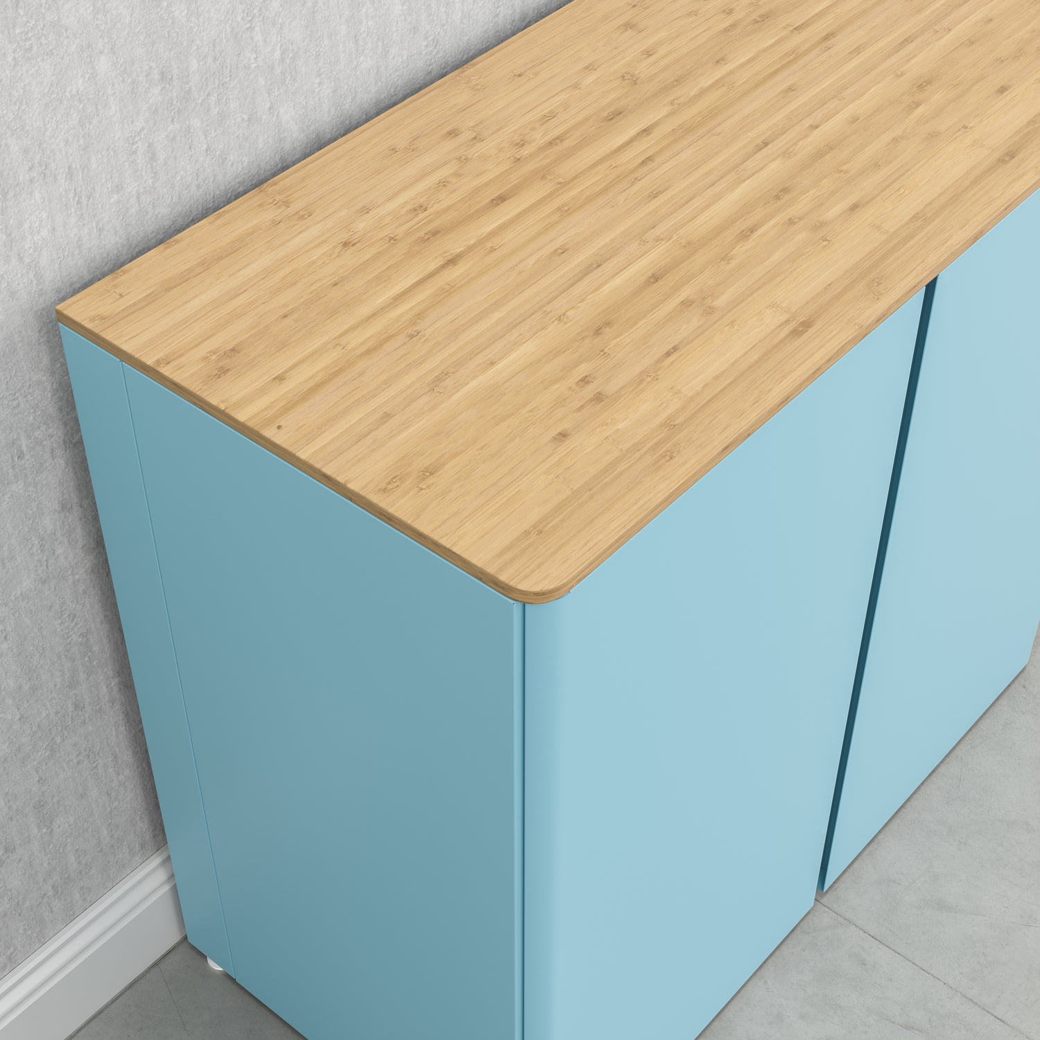 Bamboo Wood Top for Base Storage Cabinet