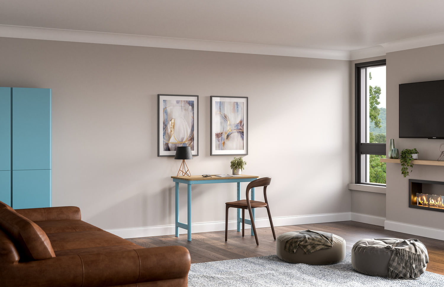 Everest 44 in. Wide Work Table