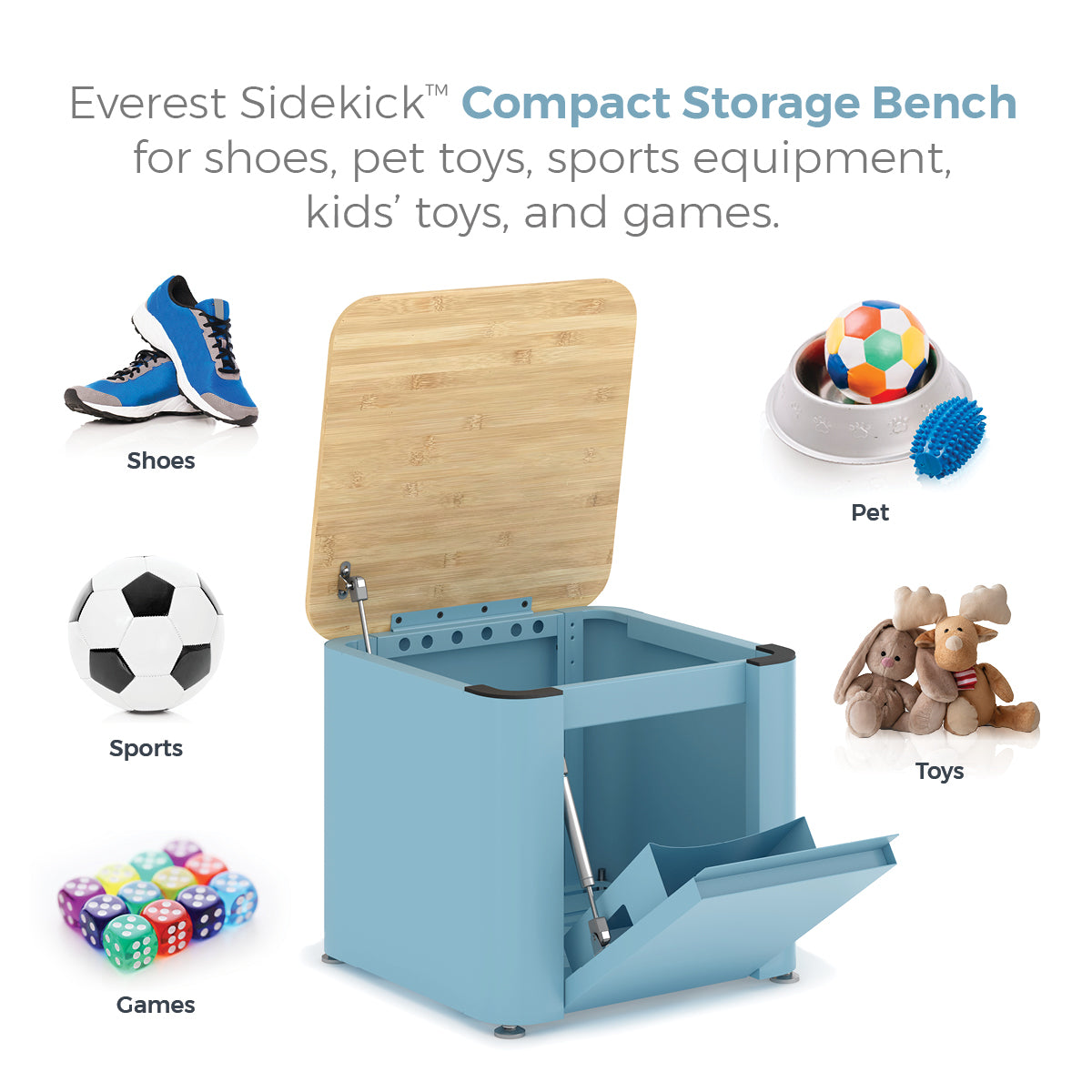 Everest Sidekick Compact Storage Bench